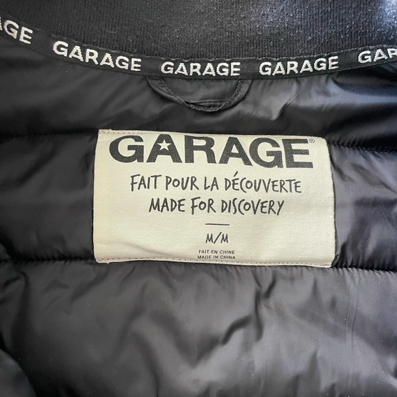 Garage Black Bomber Jacket - Picture 4 of 6